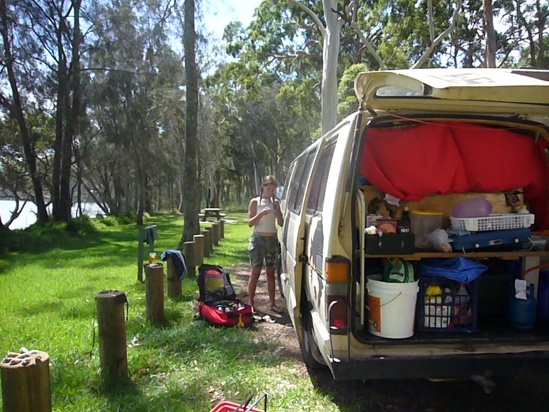 Dery's van - Charlie Chaplin is well equipped yah